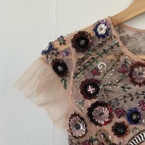 Beaded dress from bhldn